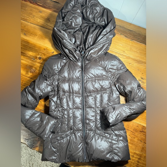 BCBG MaxAzria “Orson” Packable Lightweight Duck Down Puffer Jacket Espresso S - Picture 4 of 15